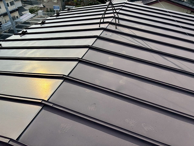 仙台市太白区　２階の瓦棒屋根から雨漏りしていたご自宅の屋根