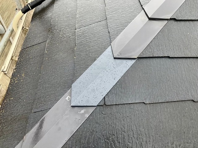 仙台市泉区　飛散した差し棟を一枚新しい差し棟に交換した