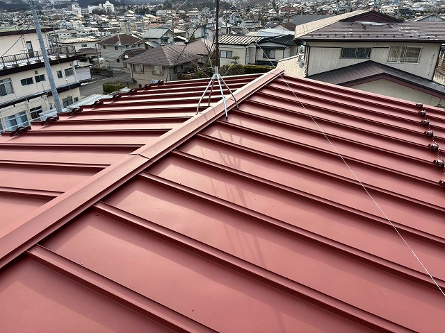 仙台市太白区　２階の屋根のみカバー工事を行った