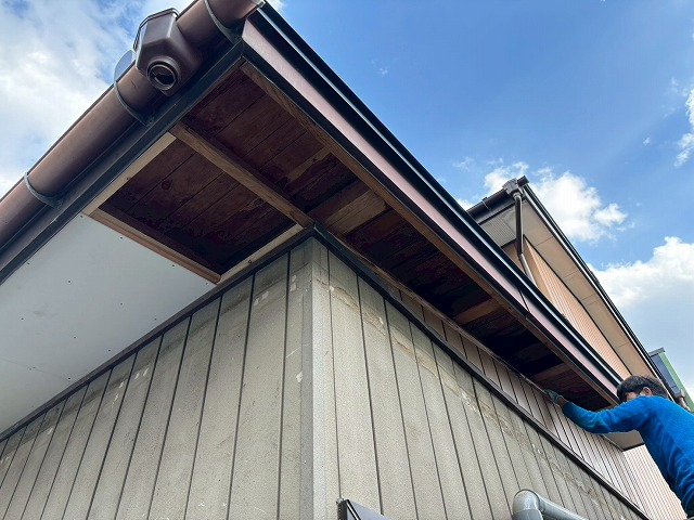 仙台市太白区　軒天井が貼られていなかった