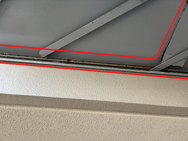 仙台市太白区 マンション補修工事 エキスパンションジョイント サビ