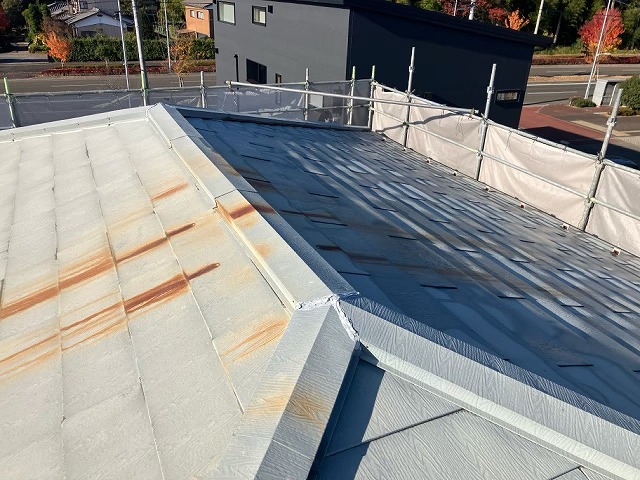 仙台市太白区 棟板金交換工事 全体写真