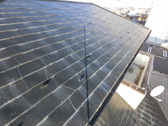 仙台市太白区 棟板金交換工事 半年点検 スレート割れやひび