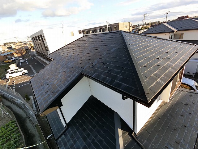 仙台市太白区 棟板金交換工事 半年点検 雨染み 色褪せ