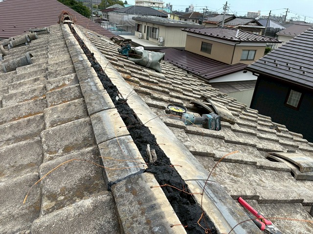 南蛮漆喰の施工