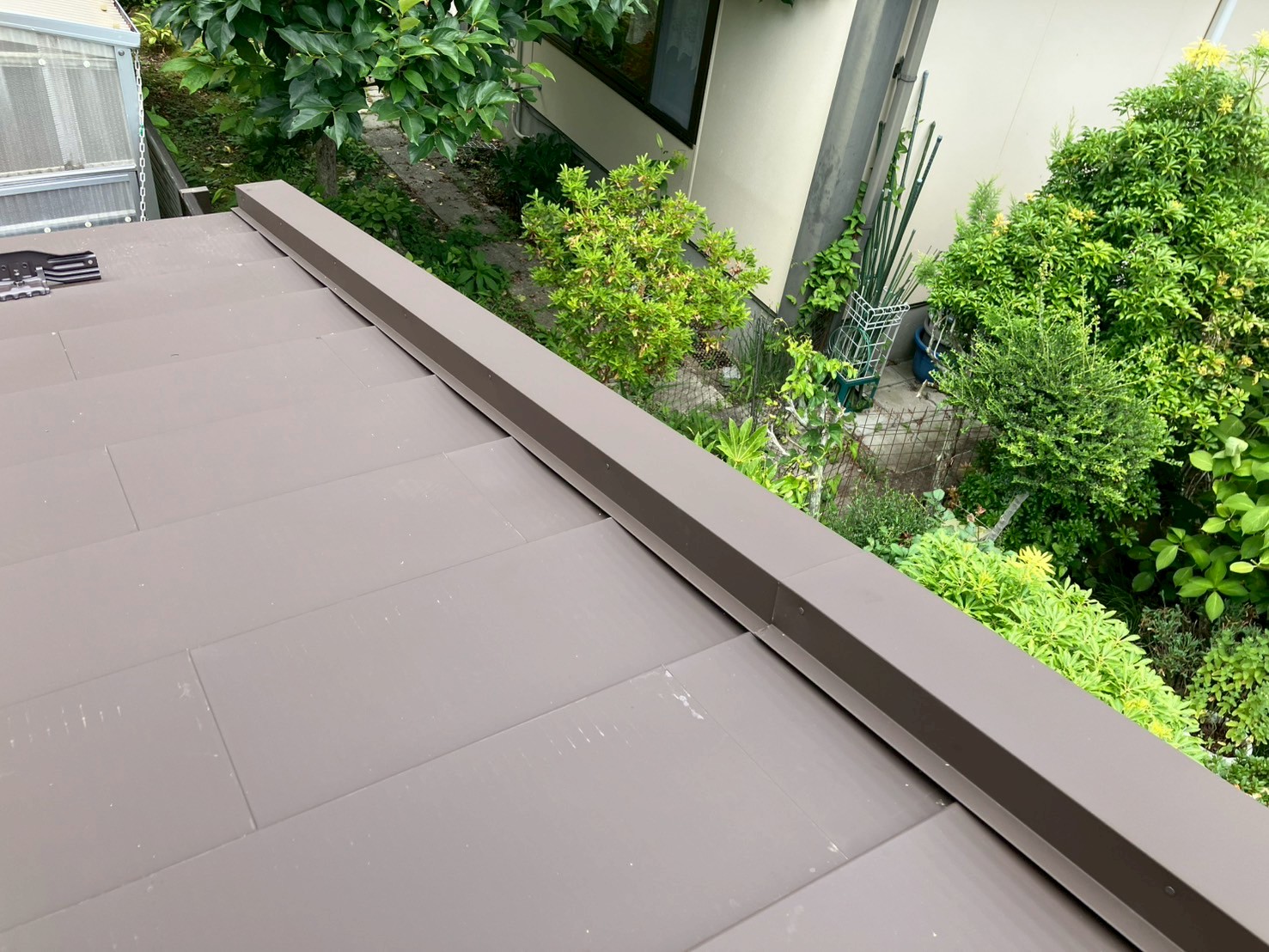 仙台市太白区 I様邸 物置屋根の雨漏りで葺き替え工事を行ったお客様