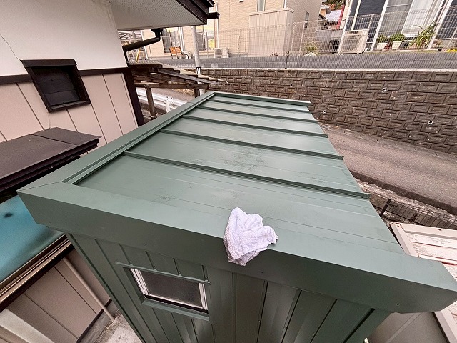 仙台市太白区 物置屋根カバー工事 全体完工