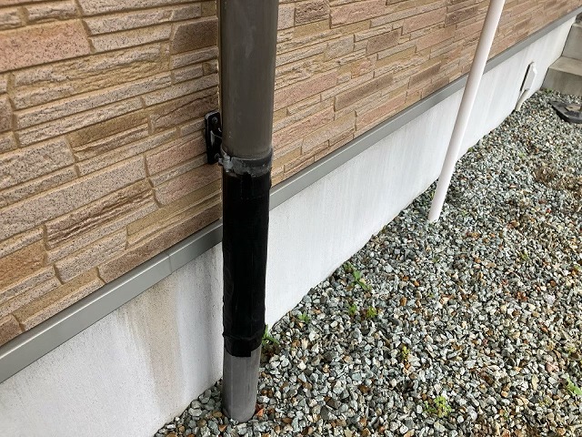 仙台市太白区 竪樋施工前