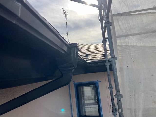 仙台市太白区-軒樋交換工事