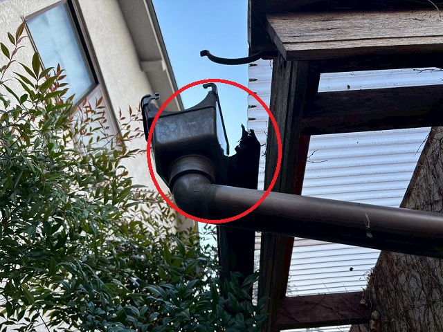 仙台市宮城野区-軒樋修繕工事