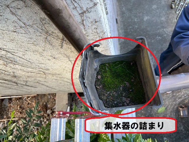 仙台市宮城野区-軒樋修繕工事