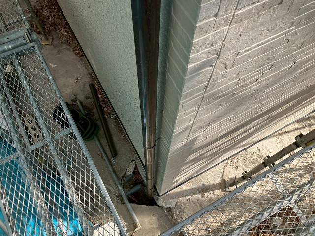 仙台市宮城野区-雨樋交換工事