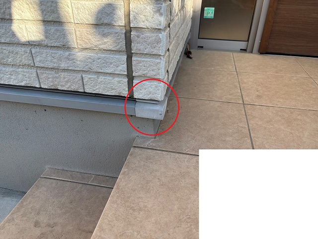  仙台市泉区-土台水切り役物交換工事