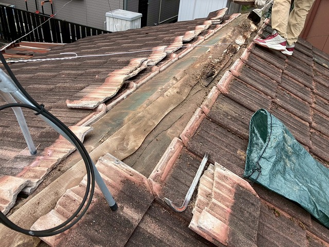 仙台市泉区 貸家 棟瓦解体