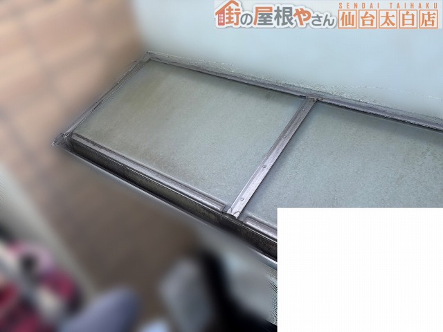 仙台市若林区-バルコニーパネル脱着工事