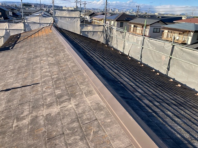 仙台市若林区-棟板金交換工事-完工