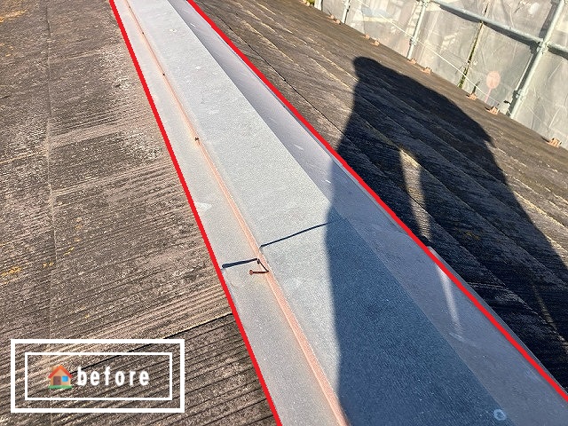 仙台市若林区-棟板金交換工事