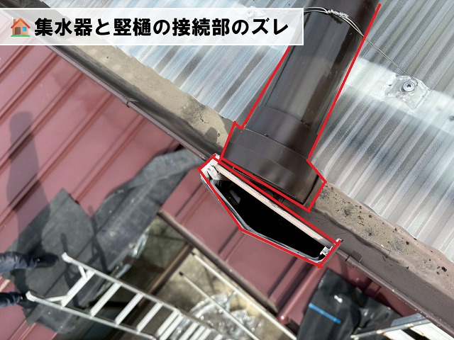 仙台市若林区 雨樋交換工事 現地調査