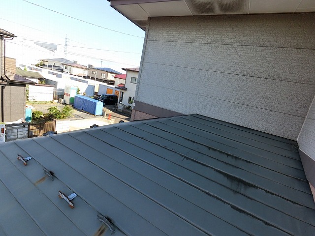 名取市 現地調査 1階屋根 雨染み