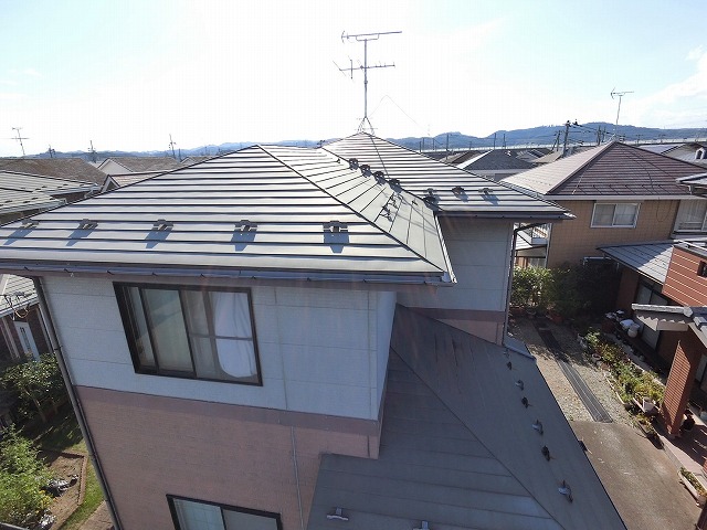 名取市 現地調査 屋根全体