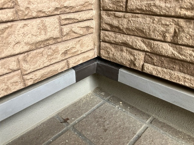 名取市 土台水切り役物交換工事