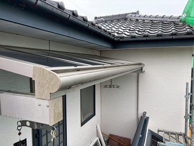 東松島市-屋根の新設工事-施工前