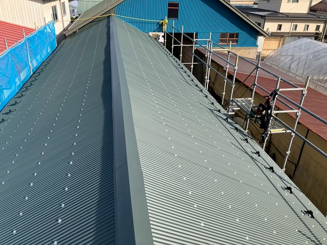  石巻市-屋根の葺き替え工事